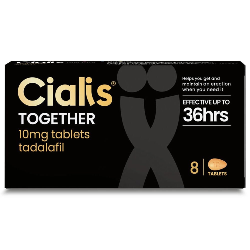 Cialis Together 10mg tablets packaging front view