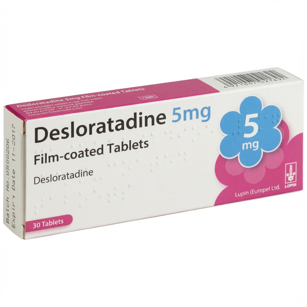 Desloratadine tablets in blister pack