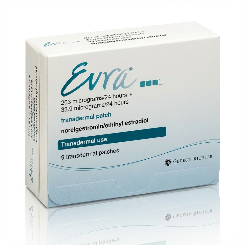 Evra Patch sealed in foil sachet