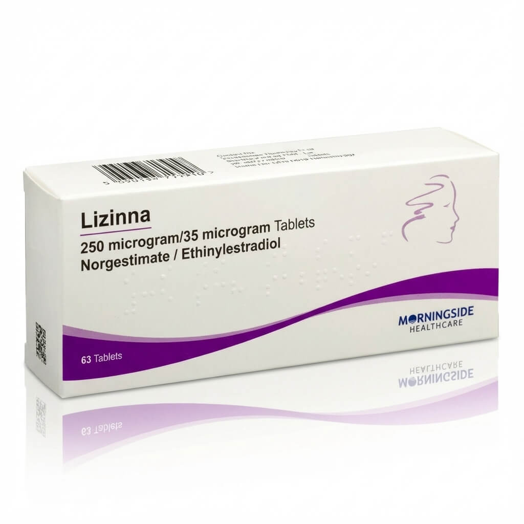 Lizinna 21-tablet pack front view