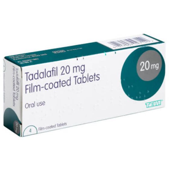 Tadalafil 20mg Tablets