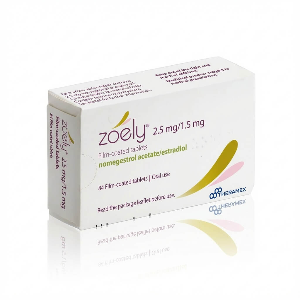 Zoely contraceptive pill blister pack